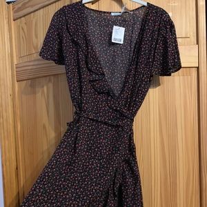 UrbanOutfitters (Kimchi Blue) Floral Wrap Dress XL